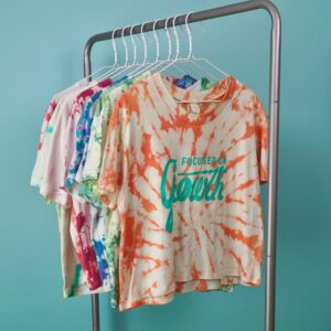 Custom Tie Dye Crop Tops for Women