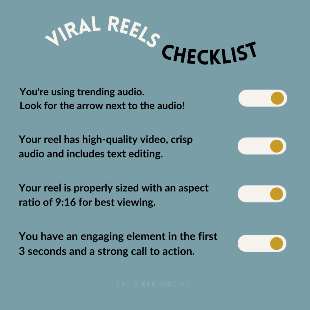 Viral Reels Checklist