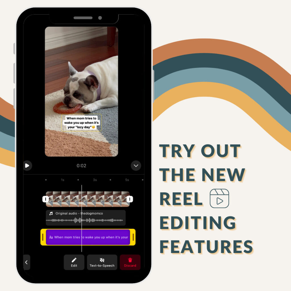 try out the new reel editing features in the latest instagram update